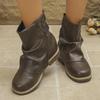 Women's Fashion Low Top Boots for Fall Winter