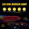 Red Lens LED Rear Fender Side Marker Lights For 1997-2004 Chevrolet Corvette C5