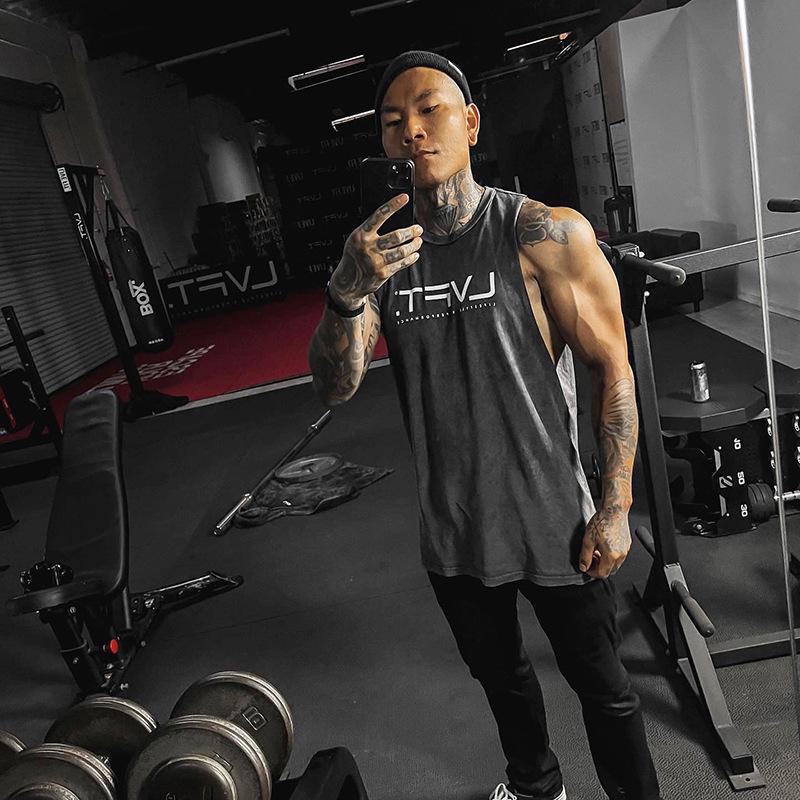 Men's Quick-Dry Sports Tank – Elastic, Water-Absorbent, Sweat-Wicking, Casual Fit for Outdoor Fitness