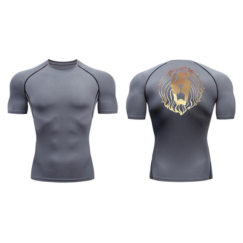 Compression Shirts for Men Gym Workout Baselayers Athletic Fashion Ultra-Light Quick Dry Moisture-Wicking  T-shirts Tees Short Sleeve Rash Guard