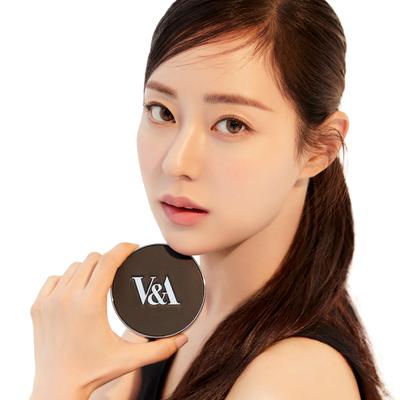 V&A Beauty Long Wear Cushion Foundation Radiant Original 15g, 00 Porcelain Original, 1 Stück