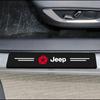 4 Stück Kohlefaser Auto Türschweller Schutzaufkleber Kratzfest Umbauaufkleber für Jeep JK TJ Renegade Patriot Wrangler Cherokee Patriot Trail Liberty