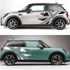 Car Body Side Sticker Splash Union Jack Flag Decor Decal Universal For MINI Cooper S One Countryman F54 F55 F56 R55 R56 R60