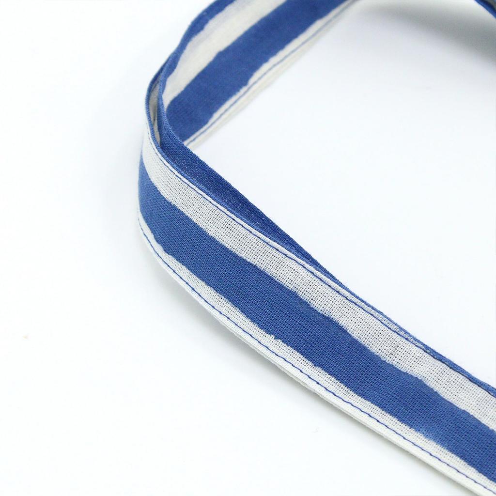 Bolsa Tote Estampada em Bloco Listrada Tomo Corporation, Azul, Feminina, Tamanho A4, Vertical, 32x38cm, 11725-750-508