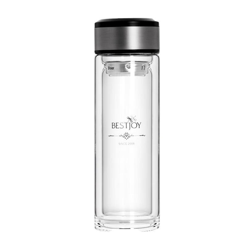 Fuguan Double-Wall Glass Tea Bottle with Infuser