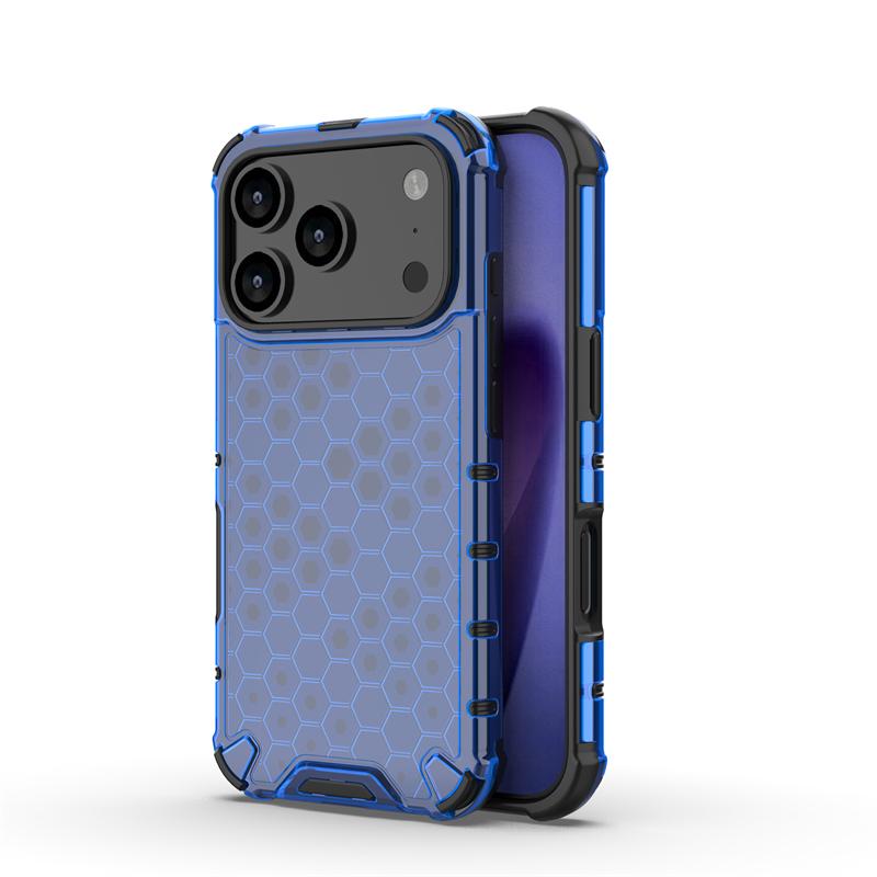 

Shockproof Transparent Case For iPhone 17 Pro Honeycomb Armor Back Case iPhone 17 Pro Case Cover For iPhone 17 Air 17 Pro Max iPhone17 Air