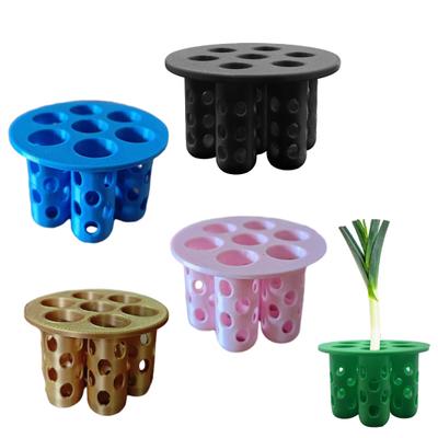 Lente-ui Hergroeier 3D Geprinte Lente-ui Potdeksel 7 Gaten of 9 Gaten Keuken Hergroeigereedschap voor Hydroponische Container Eenvoudige Lente-ui Hergroei