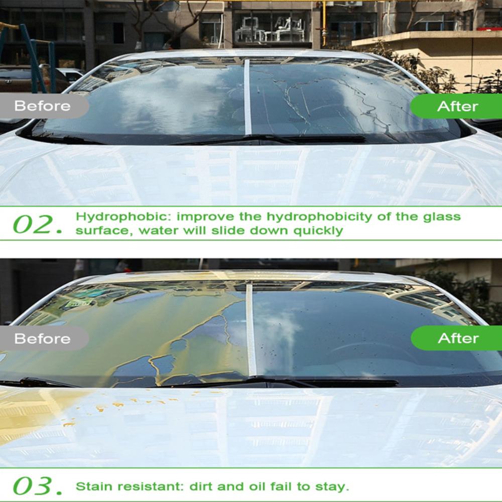 H4Cacle Water Repellent Spray Anti Rain Coating for Car Glass Hydrophobic Anti-rain Liquid Windshield Mirror Mask Auto