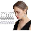 20 Round Round Earrings Installation Kit Ear Plugs Baffle Bac Convex Circles Are Used To Make Earring Accessories