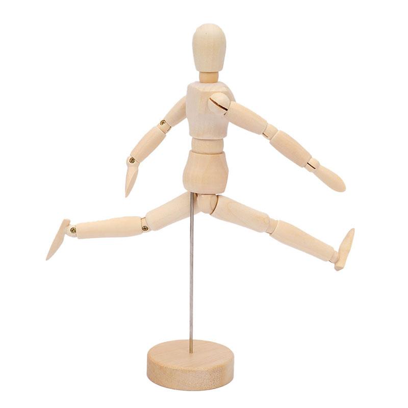 Holzpuppe Gelenkpuppe Modell Malerei Künstler Zeichnen Skizze Schaufensterpuppe
