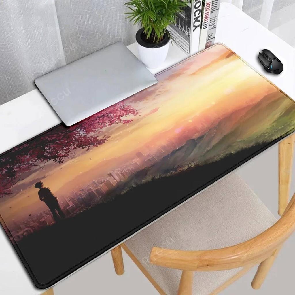 Anime  CCentimeters Per Second Mouse Pad Large Rubber Tablepad PC Game Mousepad Laptop Desk Pad XXL Nonslip teclado Mouse Mat