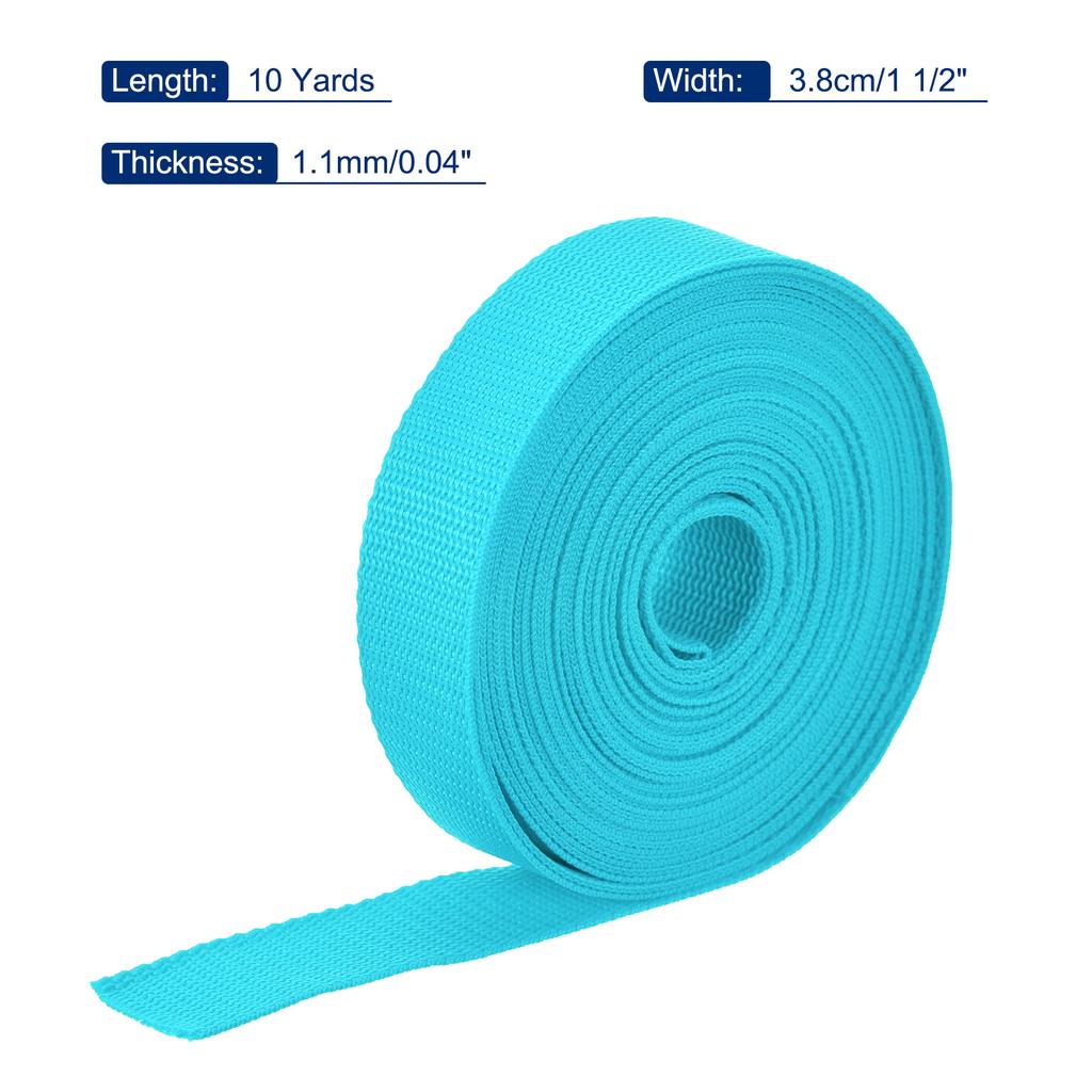 38mm 10Yards  Polypropylene Webbing Strap Belt Tape Heavyweight Strapping Band for Outdoor Tent Accessories Sewing Bag Luggage