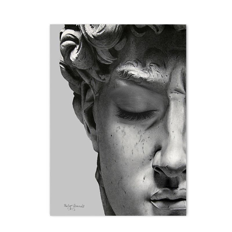 David Sculpture Posters and Prints Modern Canvas Painting Nordic Wall Art Pictures for Living Room Home Decoration