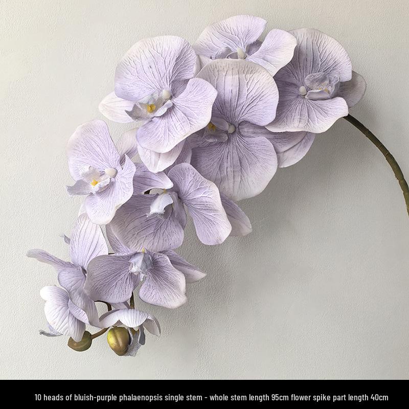 Light Luxury Phalaenopsis Artificial Floral Arrangement for Dining Table Decoration
