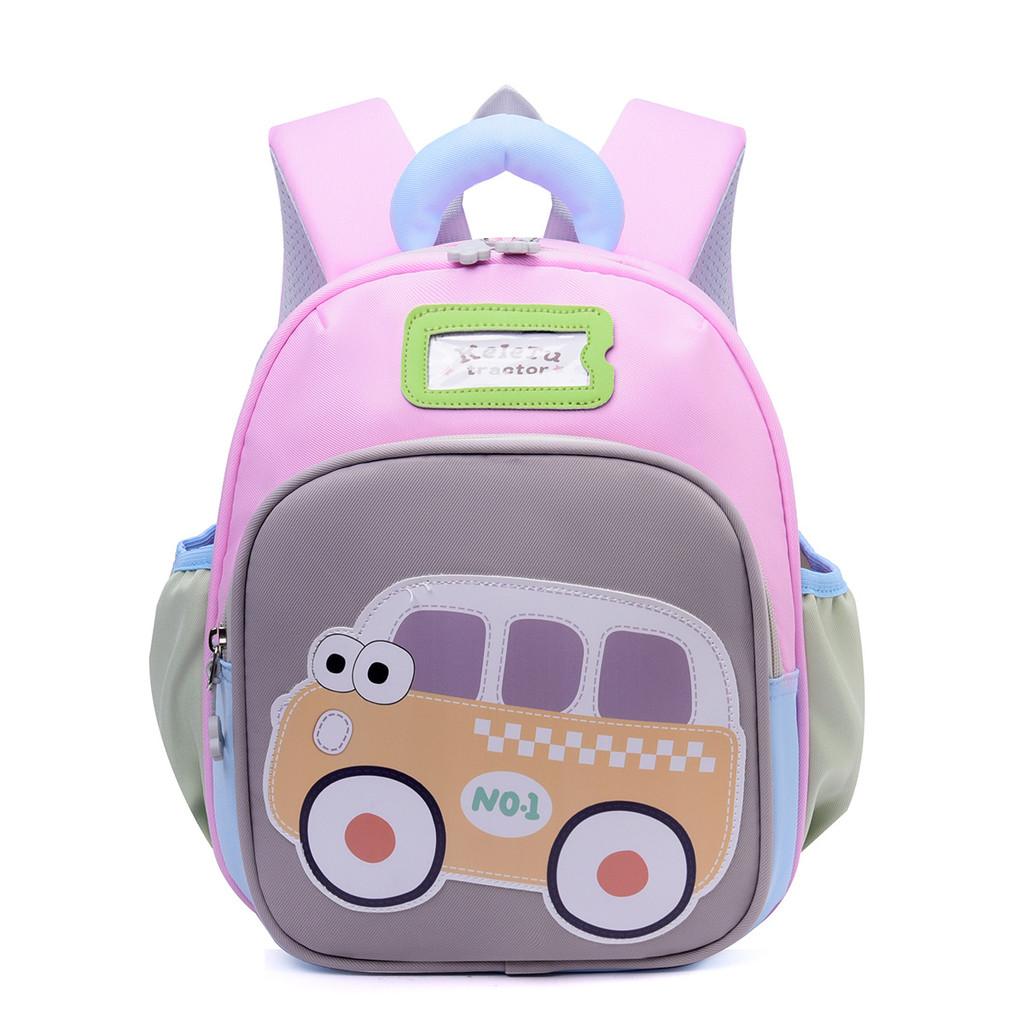 Childrens Car Pattern School Bag For Toddlers Boys And Girls Made Of Durable Oxford Material