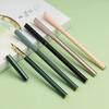 Reusable Morandi Calligraphy Brushes Metal Rod Pen-type Brush Regular Script Brush  Student