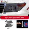 For Toyota Land Cruiser 2014- Accessories Car Headlight Protective Film Headlamp Restoration Transparent Black TPU Sticker