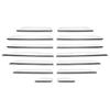 For Peugeot 2008 2019-2025 E2008 2020-2025 Front Fog Light Trim Fog Lamp Decoration Sticker Cover Styliing Mouldings Accessories