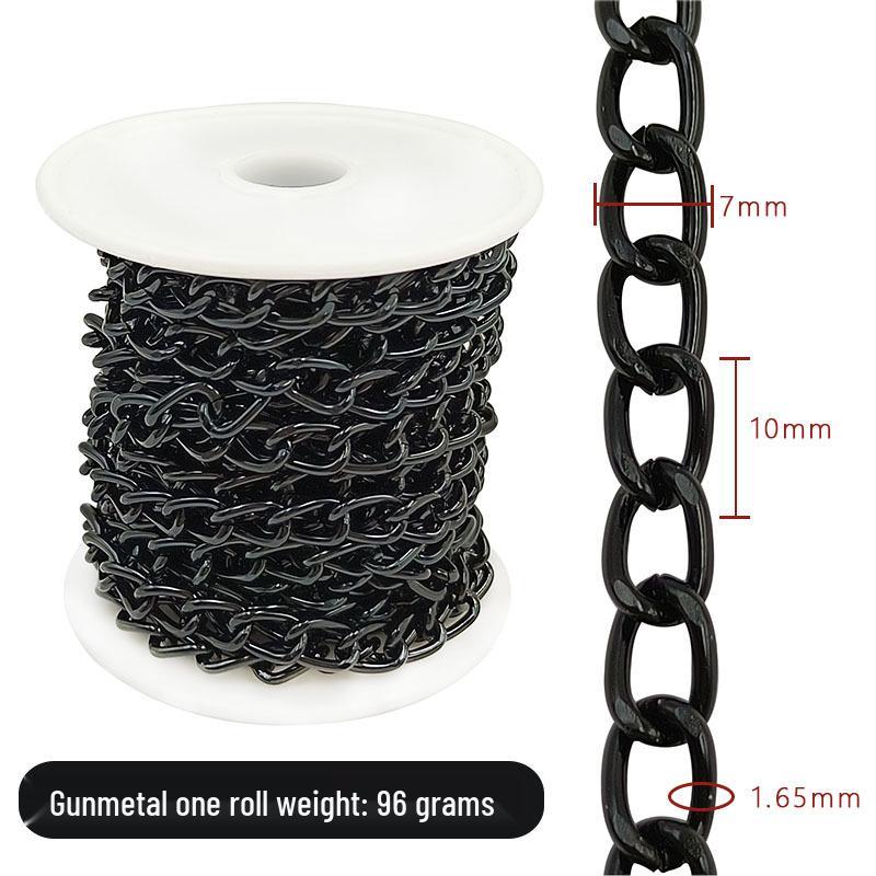 Cross-Border DIY Handmade Necklace: Semi-Finished Metal and Aluminum Chain Jewelry Accessories