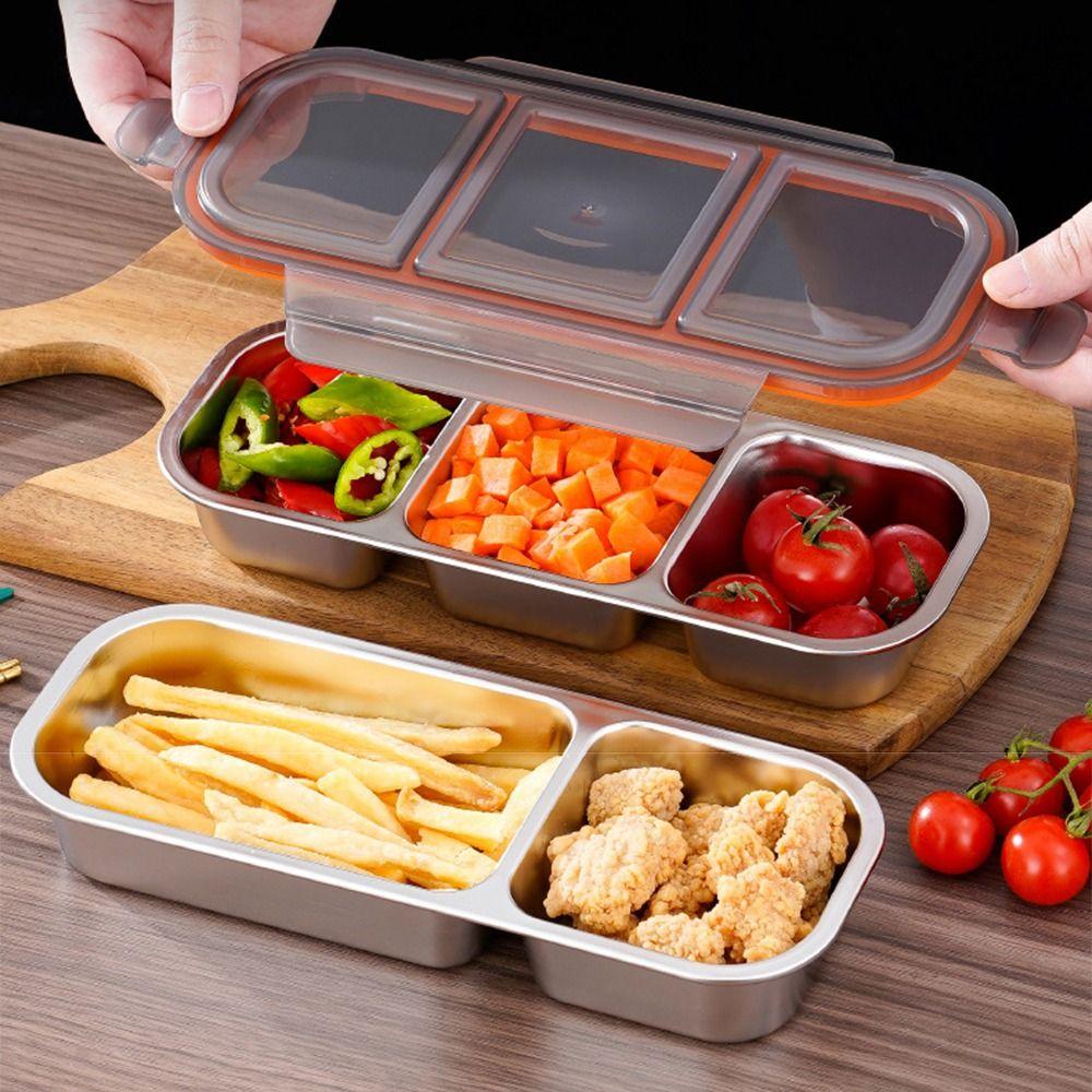 Leak-proof Food Storage Container Fresh-keeping Fruit Food Fresh Box Reusable Snack Box  Camping