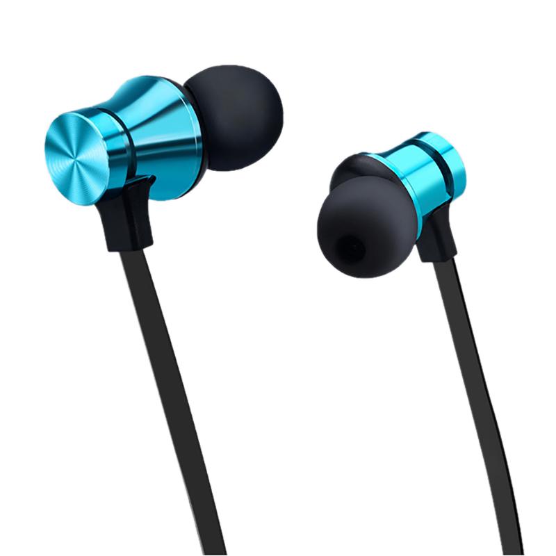 Magnetic Earphone Bluetooth-compatible 4.2 Wireless Headset In-Ear Noise Reduction Hanging Neck Headset Sports Headphones