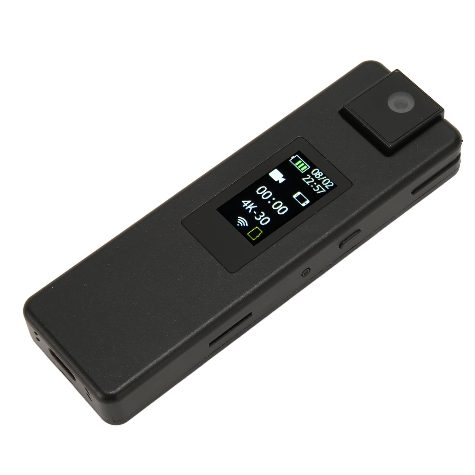 

Камера, що носиться на тілі Бездротова Wi-Fi 4K Функція моніторингу руху Кишенькова камера великої ємності для зберігання