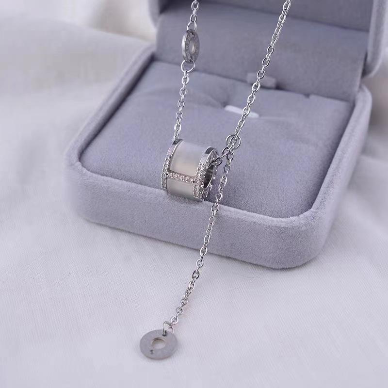 

Опал Маленькое ожерелье на талию Женское Цепочка на ключицу Темперамент Легкая Роскошная Сеть