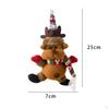 Christmas Tree Decorations Car Pendants with Lights Cartoon Photo Props Window Ornaments