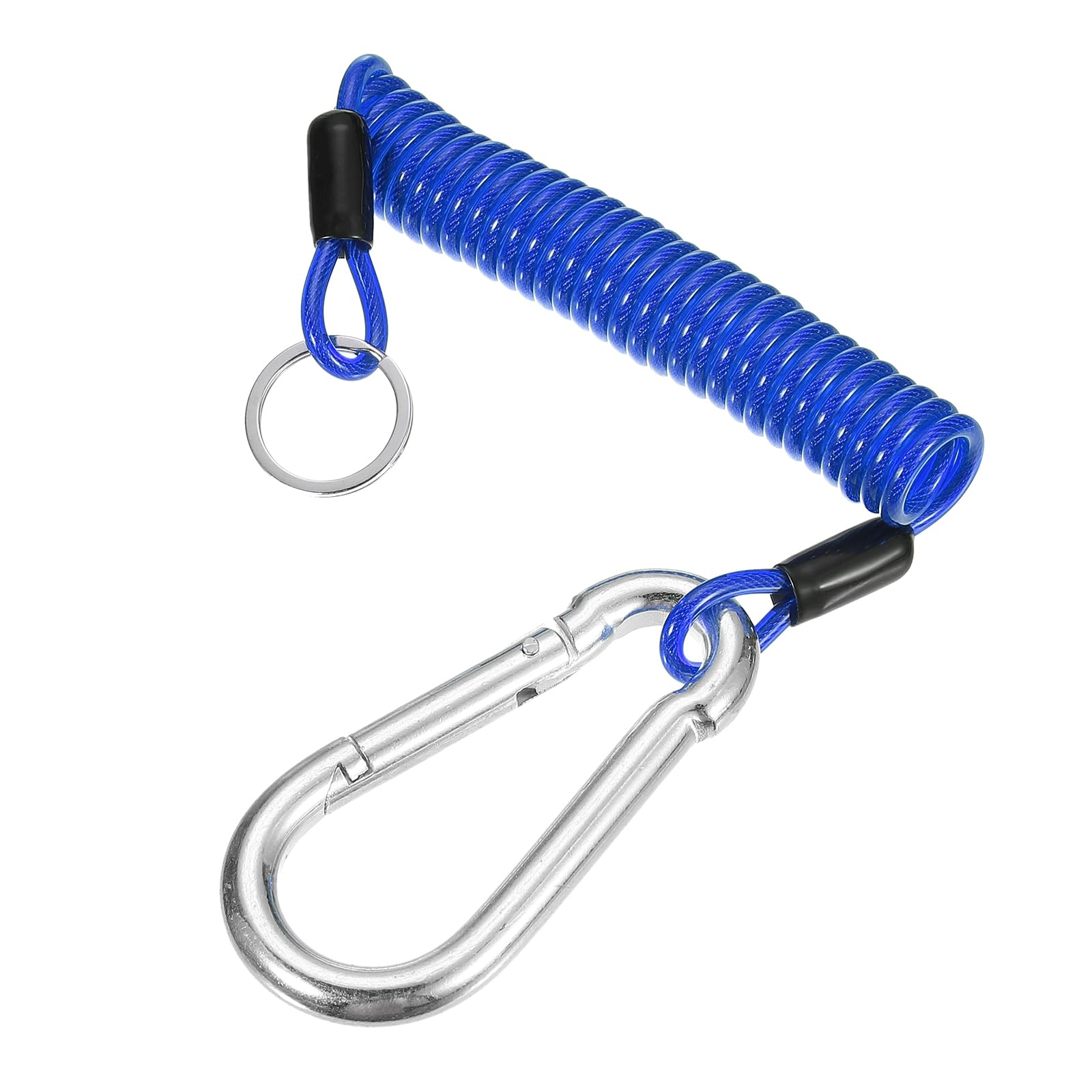 

PATIKIL 5ft Brake Release Trailer Cable Trailer Brake Release Cable Safety Cable Strap Spring 103 x 15 mm синий