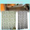 Polyester Shower Curtain With Waterresistant Finish And Botanical Print For Bathroom