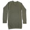 Mochihada Mochijoy Long Sleeve Thin and Slightly L To for Cold Fleece Cold Extra Cold Warm V-neck Shirt, Thick, LL, Khaki, Men, Innerwear, Motorcycle,
