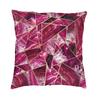 Soft Pink Fuchsia White Agate Gold Geometric Triangles Throw Pillow Case Decoration Cushion Cover 45X45 Pillowcover For Sofa