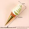 Simulation Torch Ice Cream Cone Model - Fake Dessert Display Prop for Ice Cream Shops