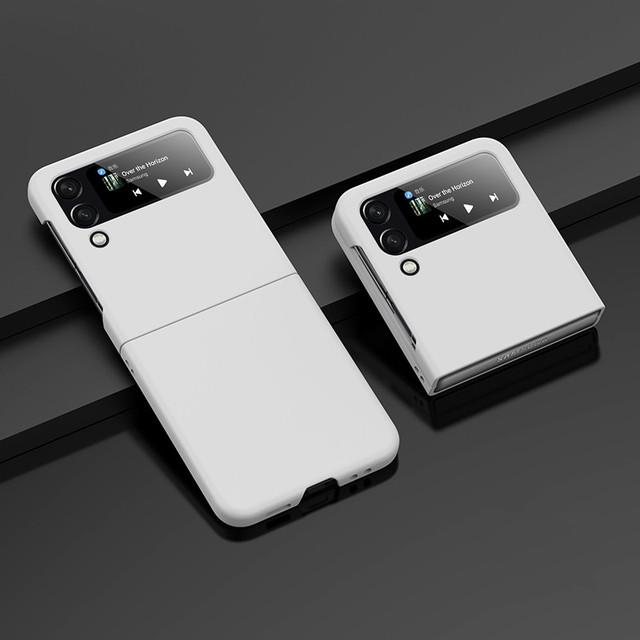 Anti-Schock-Komfortables, dünnes PC-Gehäuse für Samsung Galaxy Z Flip 4 Flip4 Flip3 Flip 3 5g Fallschutz-Klappabdeckung