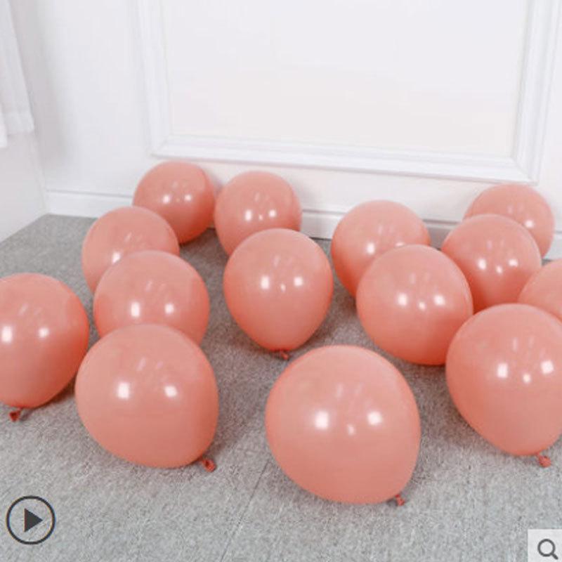 10-inch Wedding Celebration Matte Balloons - Pack of 1.8g Round Latex for Party Decorations & Arrangements.