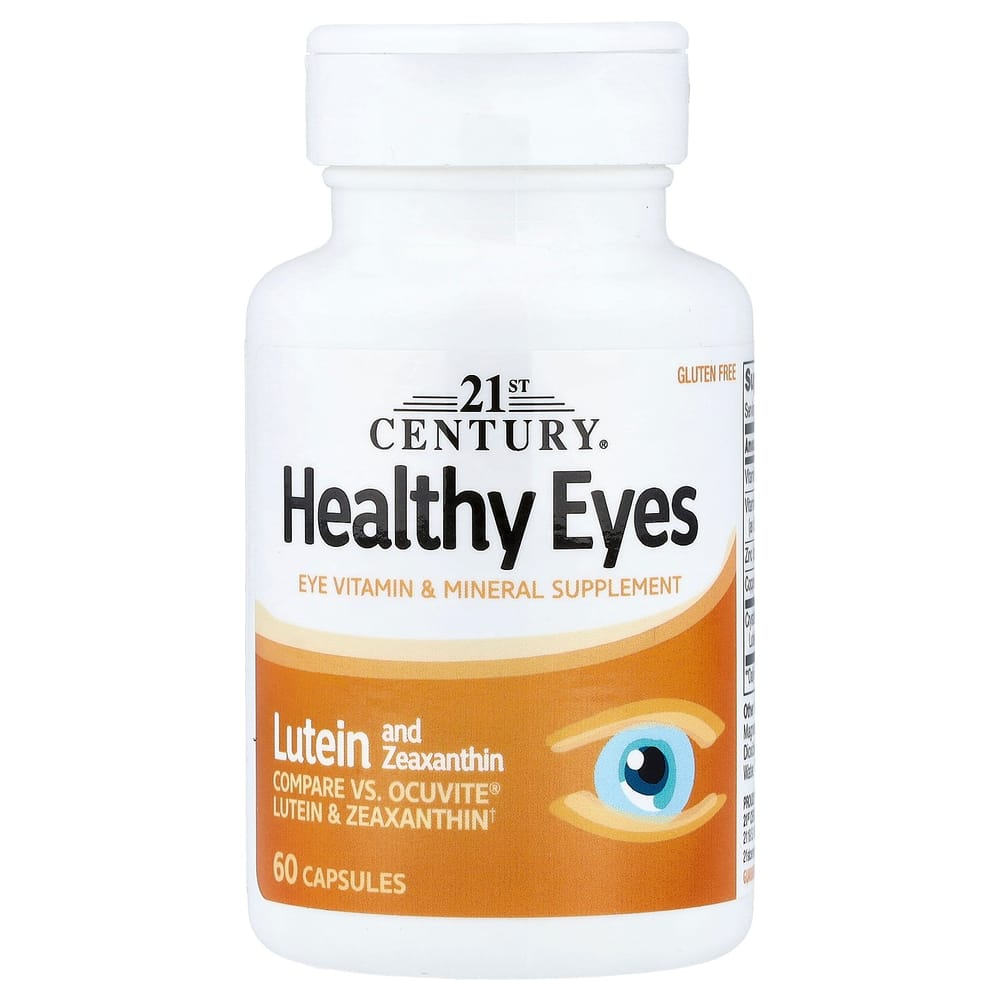 21st Century Sentry Healthy Eyes Lutein & Zeaxanthin Capsules 60 Tablets