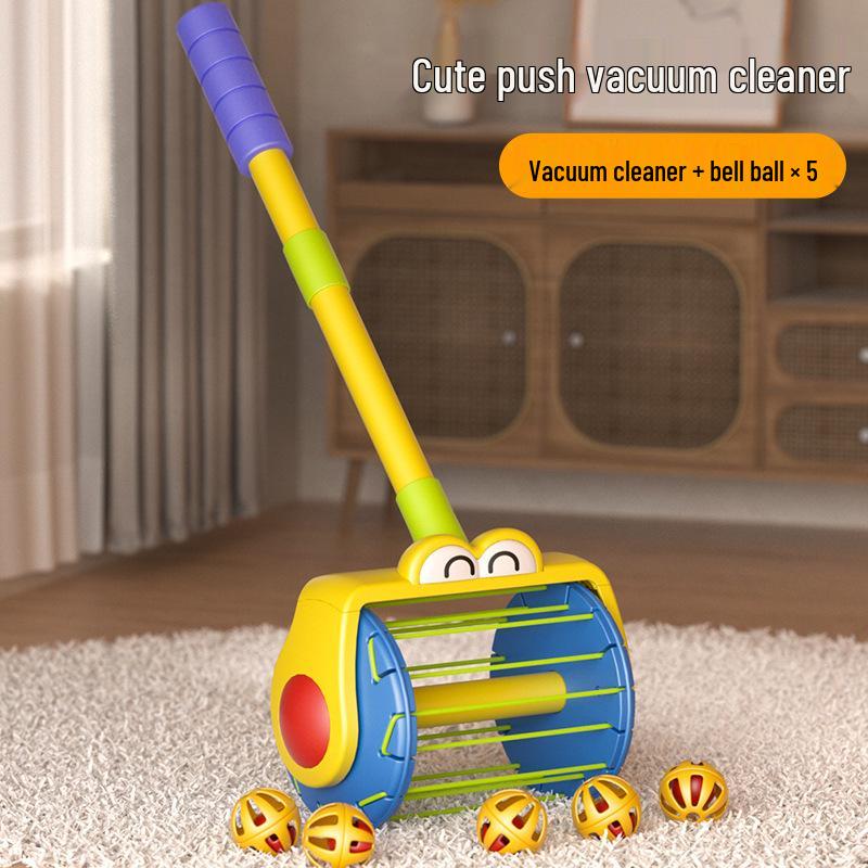 

Children s Push-Along Bubble Launcher Vacuum Ride-On Toy