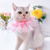 Pet Collar Lace Edge Good Ductility Fashion Cute Flower Bibs Lovely Dog