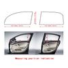 Breathable Car Side Window Mosquito Net - Sun-Blocking High Elasticity Mesh for Privacy Protection Easy Installation