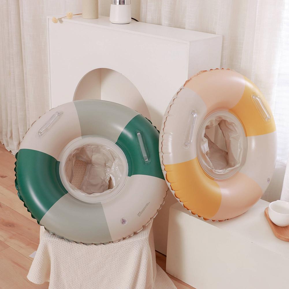 Inflatable Swimming Lifebelt Ring Baby Swim Ring Tube Inflatable Swimming Ring Seat for Kid Child Reusable with Handle Swim Tube