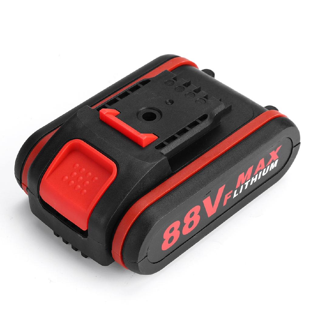 88 V wiederaufladbare Akku-Säbelsäge, 4 Klingen, Metallschneide-Holzbearbeitungswerkzeug-Set mit 1/2 Li-Ionen-Akku, Astsäge