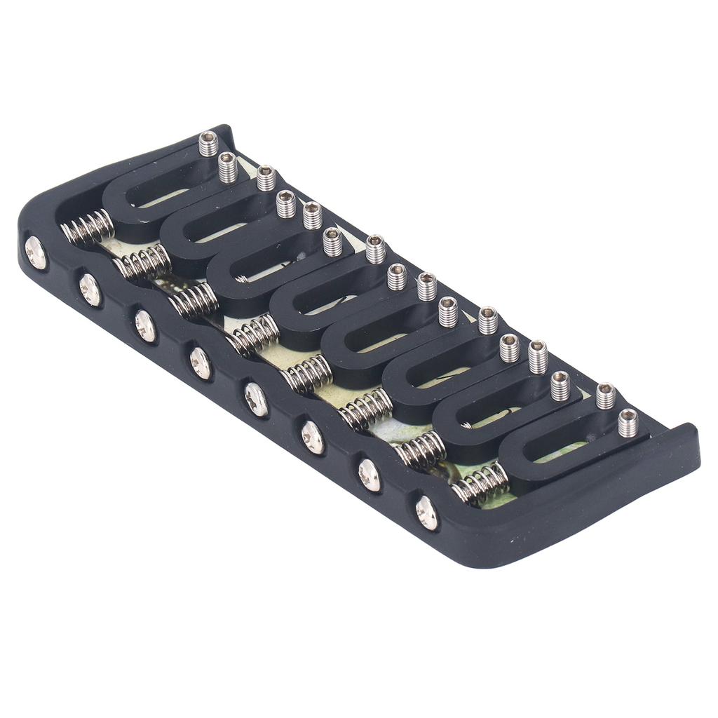 8 String Guitar Fixed Saddle Bridge Metal Professional Electric Guitar Bridge Replacement