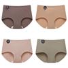 4PCS Seamless Panties for Woman Ice Silk Underwear Soft Thin Briefs Women's Underpants Fashion Sexy Female Lingerie