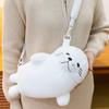 Adorable Seal Shoulder Pouch Soft Plush Crossbody Bag Creative Cartoon Seal Handbag  Students