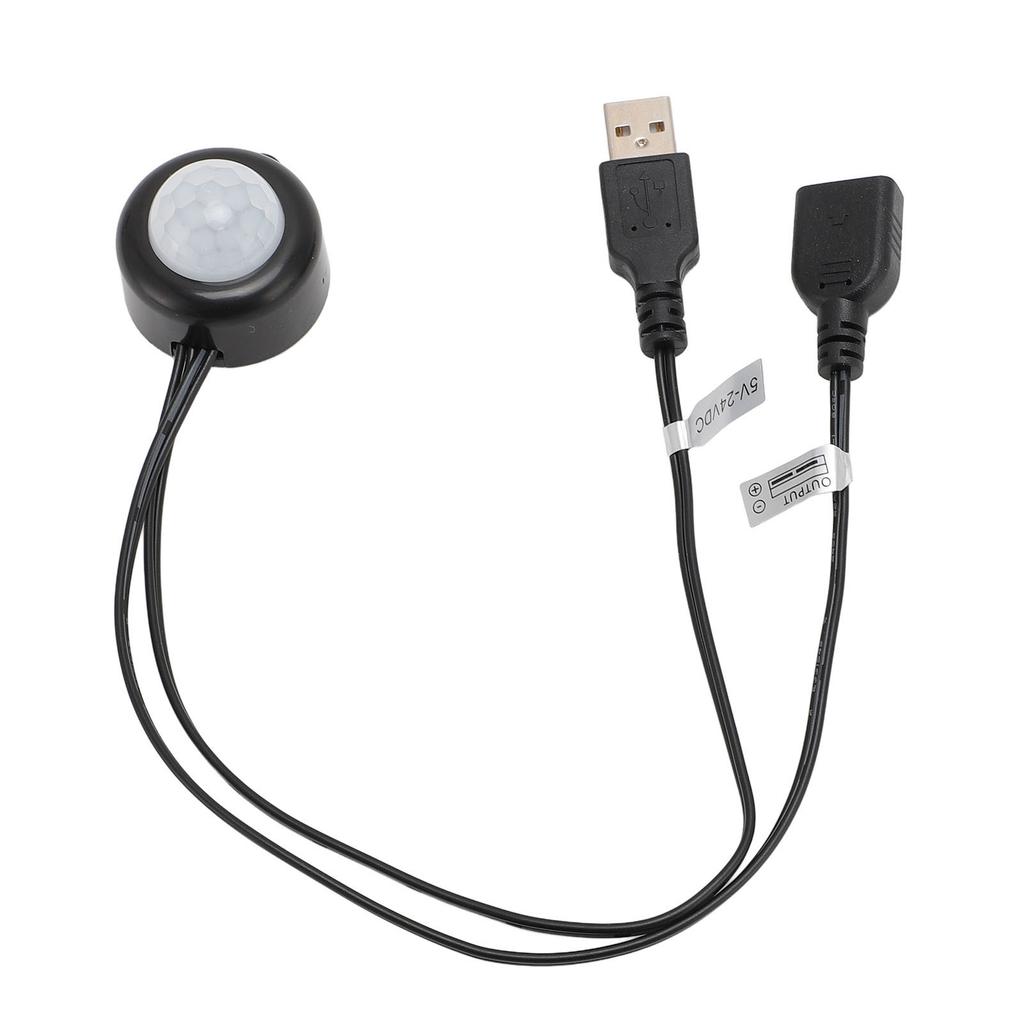PIR Motion Activated Sensor USB Interface Plug and Play 5V To 24V Infrared Sensor Controller for Light Control