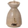 Yamashita Kogei Ceramic Seasoning 11 X 11 X 20cm Ash Dashi 15036540 Container, (700cc), Glazed, Pestle-Shaped Container,
