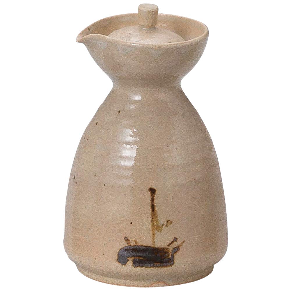 Yamashita Kogei Ceramic Seasoning 11 X 11 X 20cm Ash Dashi 15036540 Container, (700cc), Glazed, Pestle-Shaped Container,