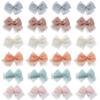 10pcs/lot Mini Mesh Bows Headwear Fresh Cute Color Loose Bow Beads for Craft Handwork Decoration DIY Hairpins Earrings Material