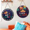 Vibrant Cinco De Mayo Wooden Sign For Festive Indoor Decoration And Party Decor