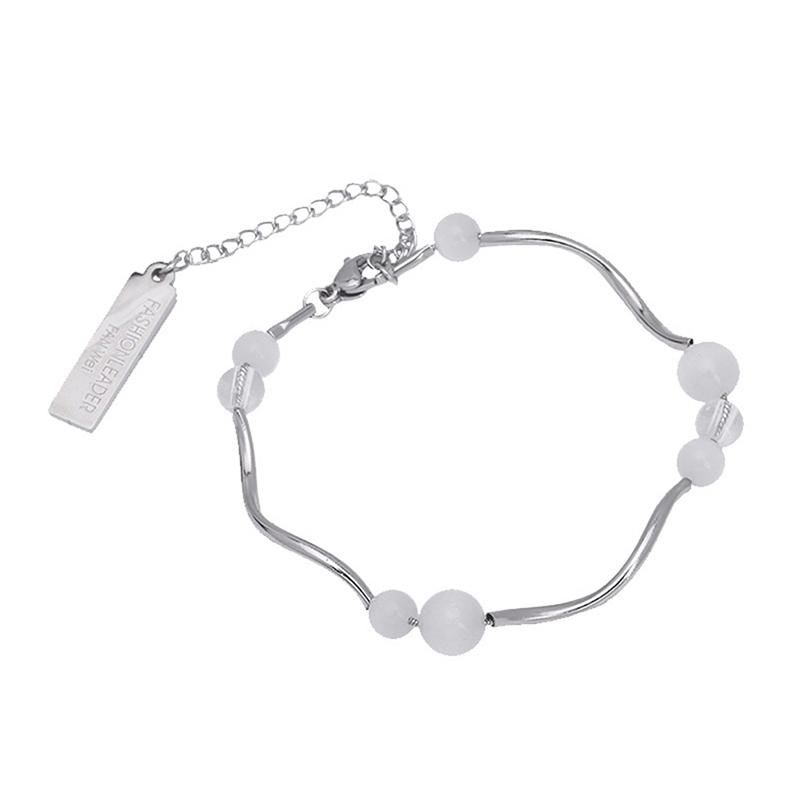 Creative Opal Beaded Bracelet For Women Irregular Chain Splicing Bracelets